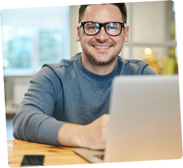 Person with laptop Person with laptop